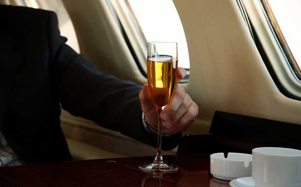 Airlines offering a wider selection of spirits and mixers