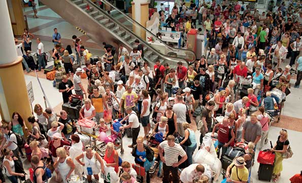 Crowded Airport