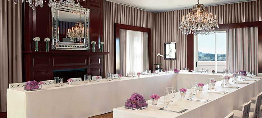 The Clift Hotel San Francisco offers the suite as a special function room.