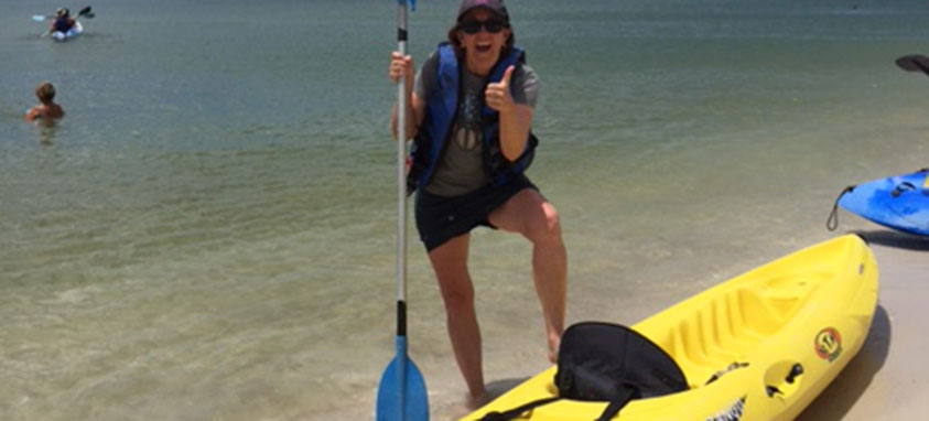 holly woolard kayaking