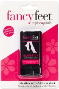 A Fancy Feet by Foot Petals branded anti-friction for feet