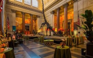 The Theodore Roosevelt Rotunda at the American Museum of Natural History. 