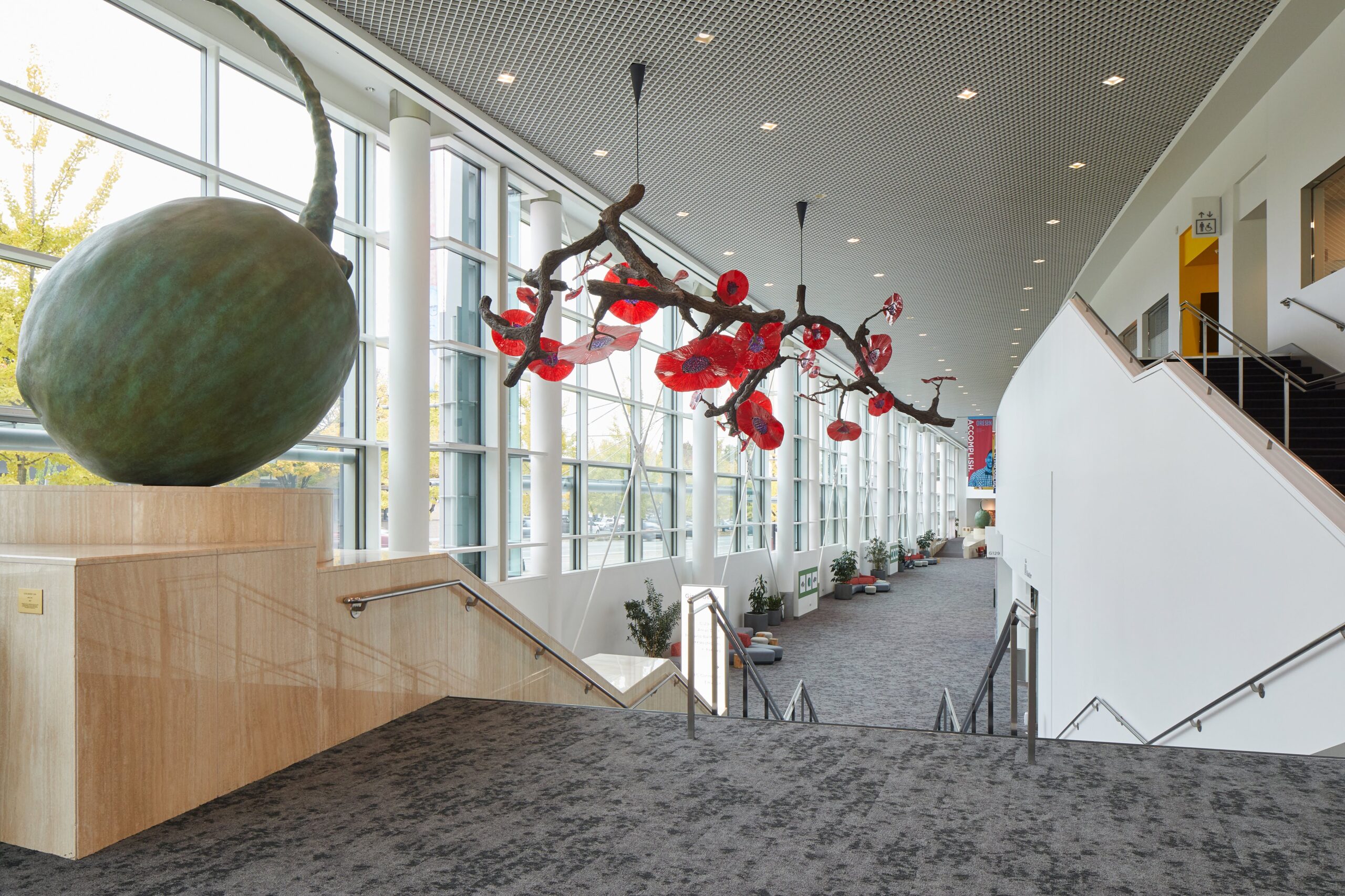 Ginko Berry sculpture at Oregon Convention Center in portland, oregon