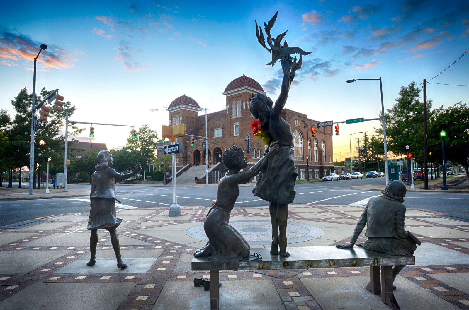 four spirits sculpture in alabama