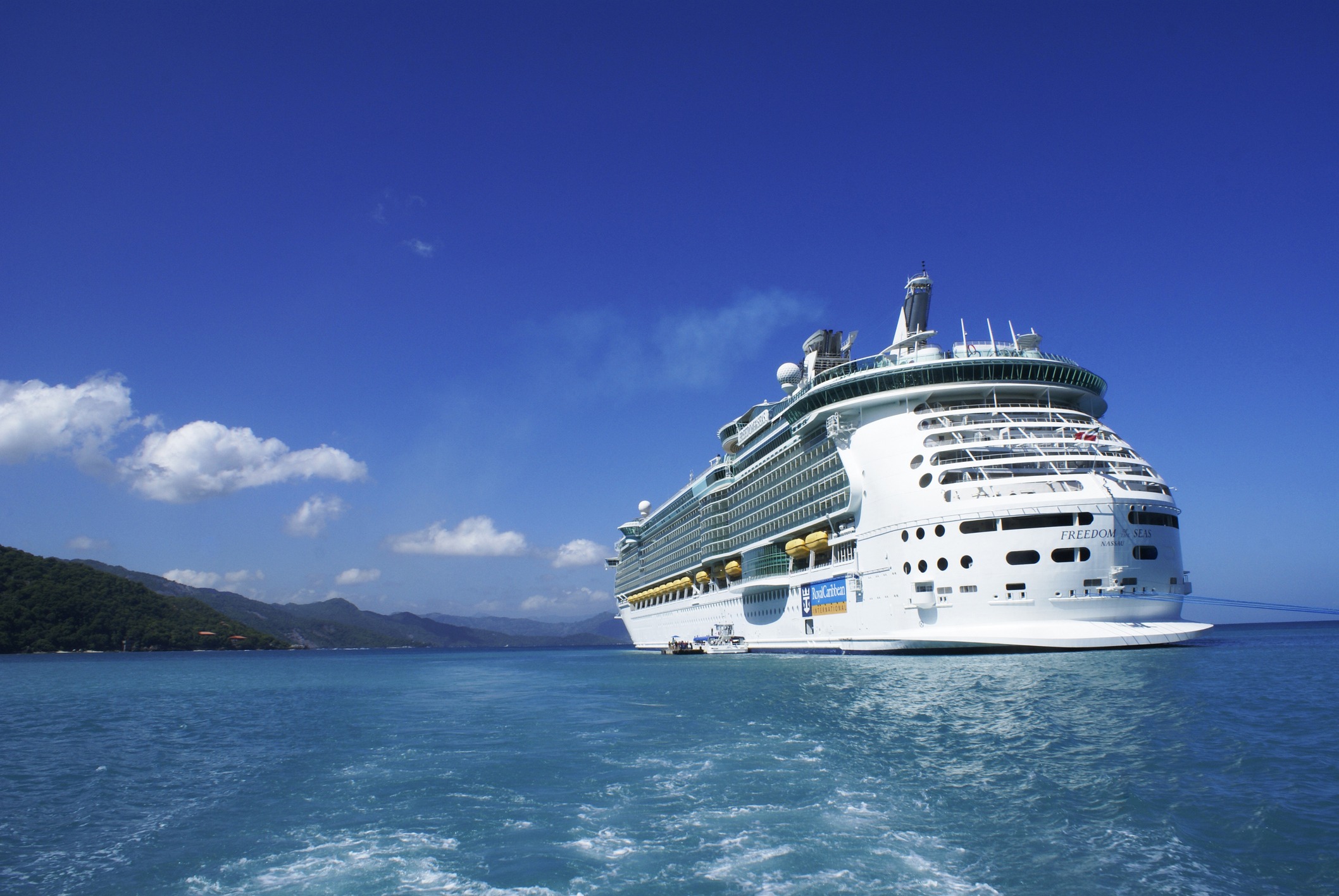 Royal Caribbean Cruises cruise ship on the ocean