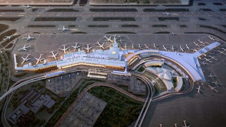 aerial rendering of JFK's terminal 6