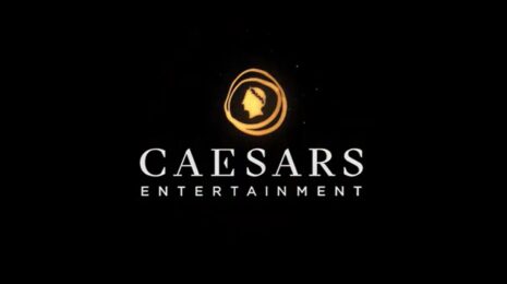 caesars entertainment logo on black background