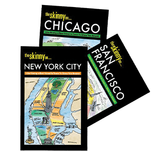 three maps of citiies san francisco, chicago and new york city