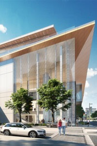 rendering of Baird Center exterior
