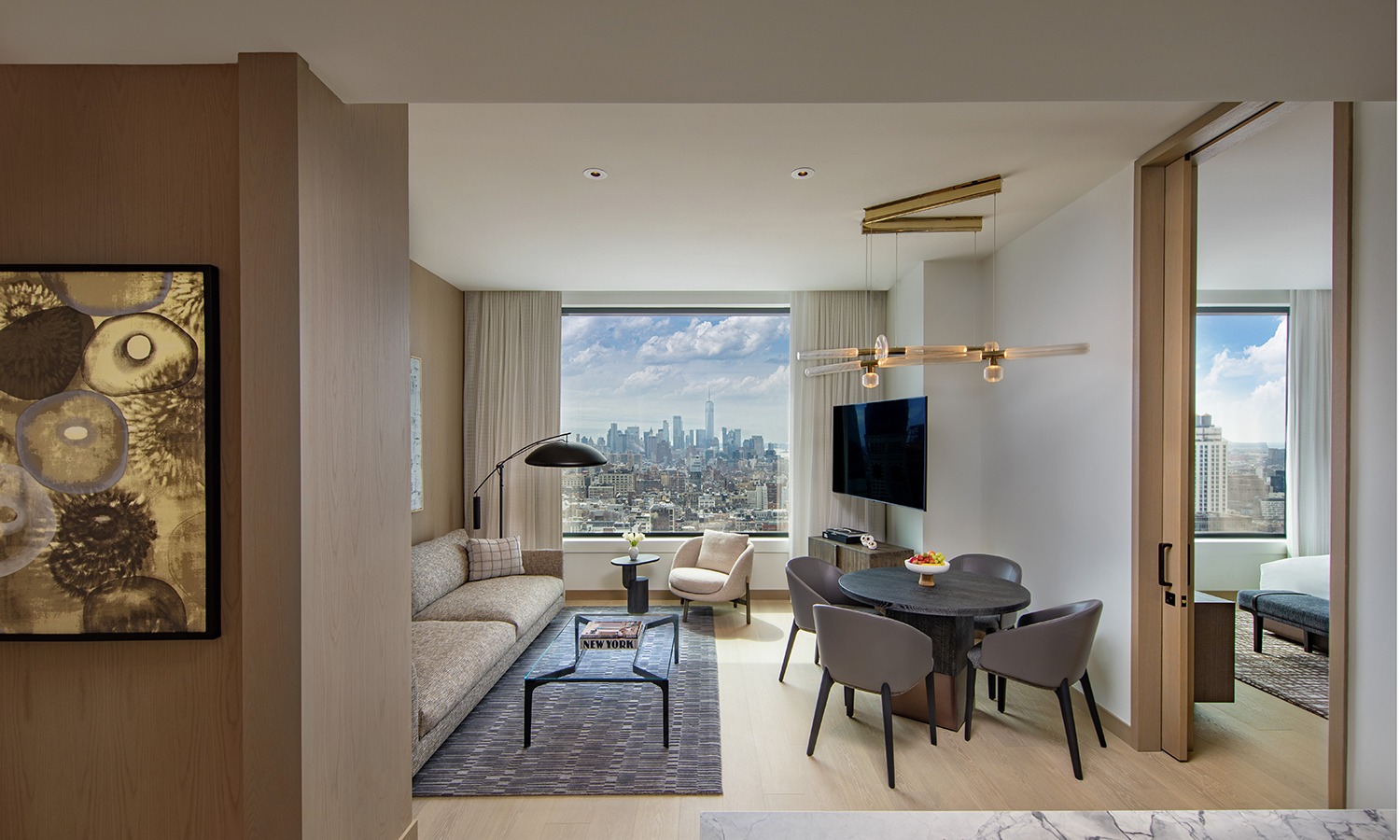 new and renovated penthouse suite with city views at the Ritz-Carlton NoMad