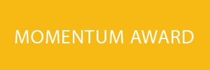 yellow sign that says "momentum award"