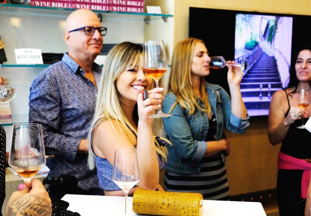 Wine tasting at a green Miami culinary tour