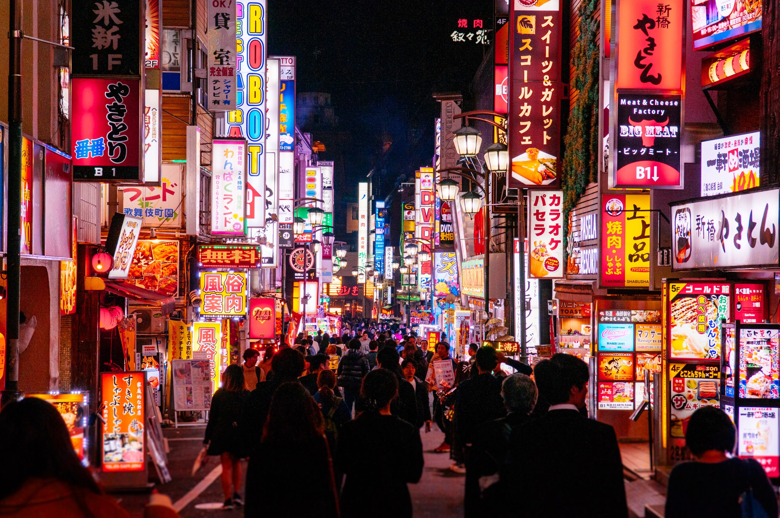 Downtown Tokyo nightlife