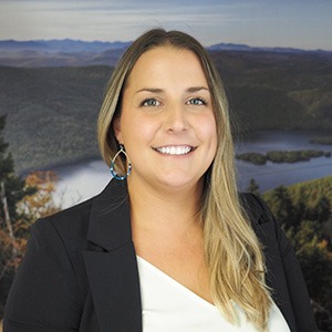 Headshot of Emily Frost, senior sales and services manager at Lake George Regional Convention and Visitors Bureau