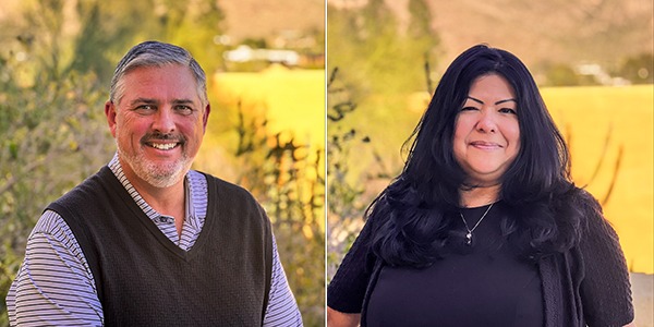 Headshots of John Ault, general manager, and Sonia Hammrich, director of sales and marketing, at Westward Look Resort and Spa